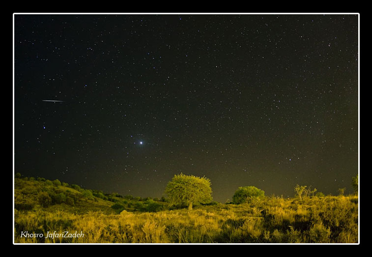 Green Nature beneath Jupiter`